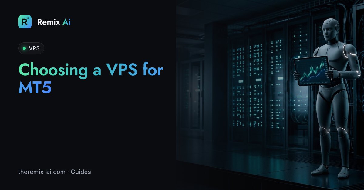 Choosing a VPS for MT5, Remix Ai guide