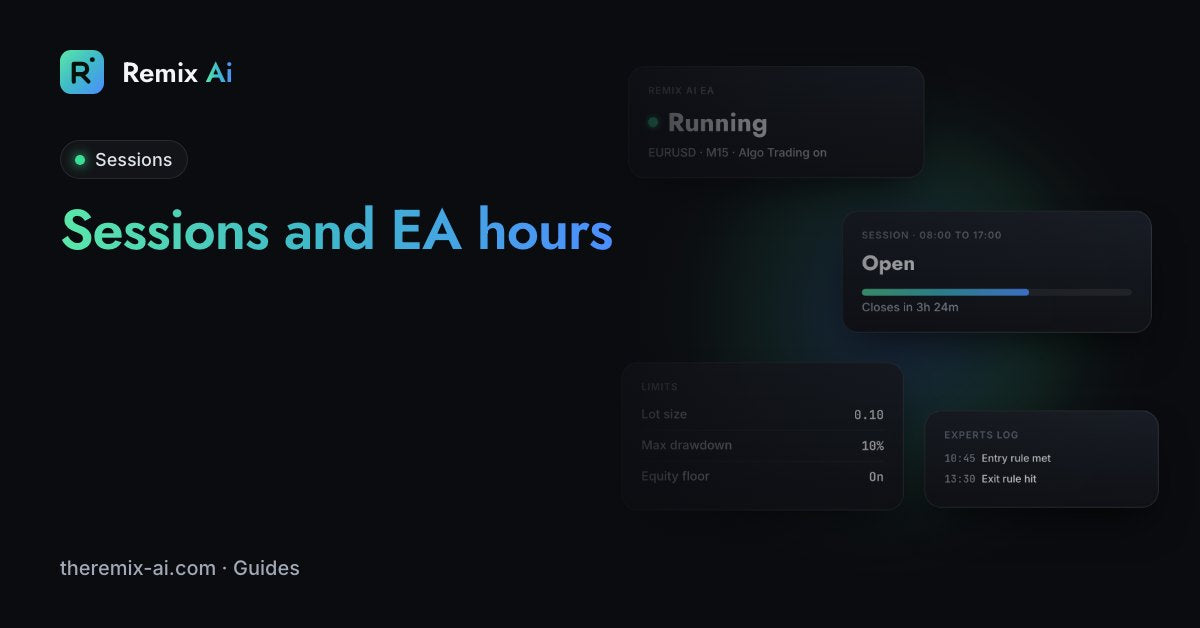 Sessions and EA hours, Remix Ai guide